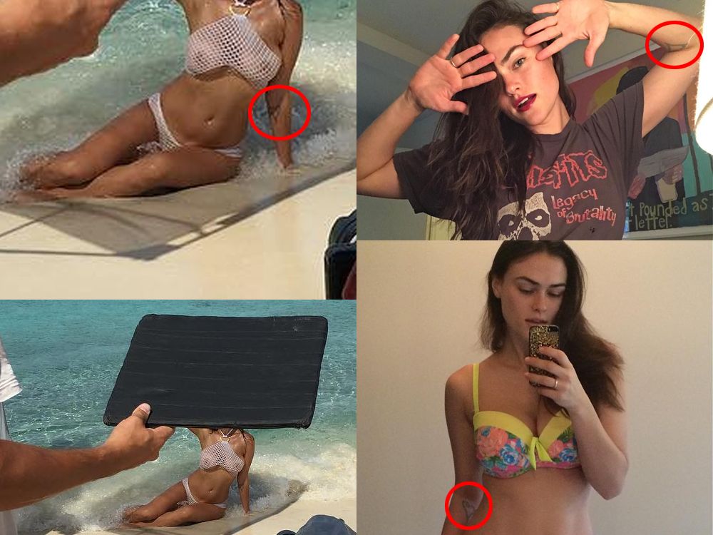 Model boobs