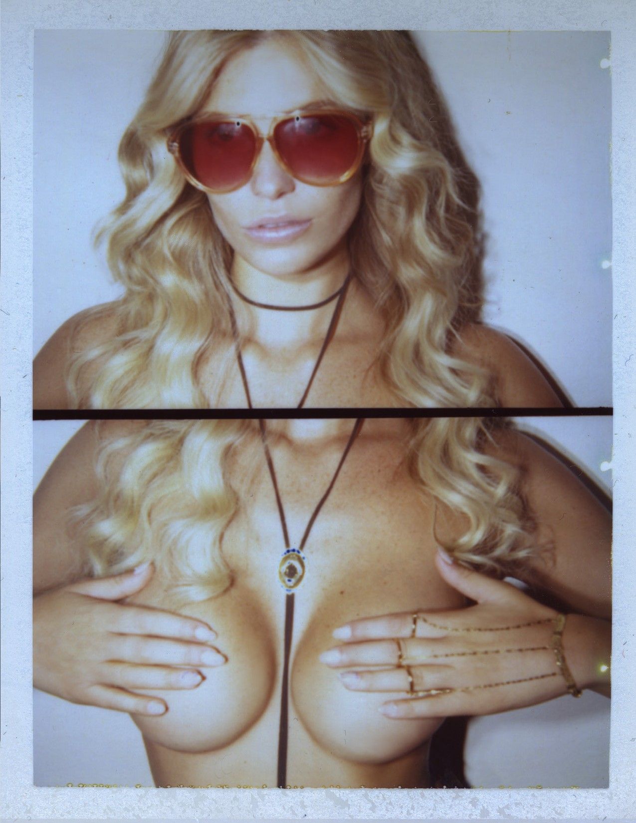 Model nipples exposed